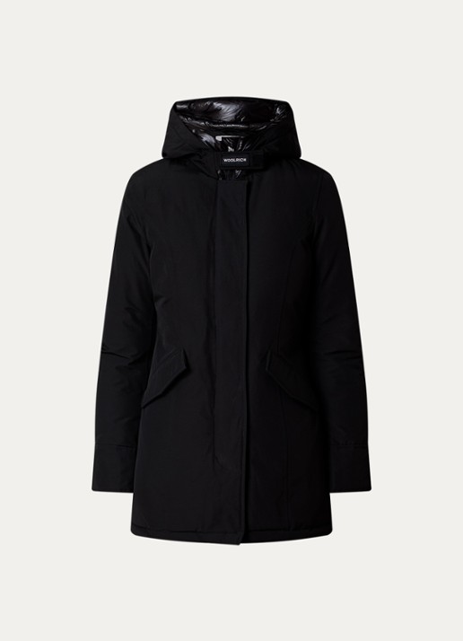 Woolrich Arctic parka met donsvulling - voorkant 2 zwart