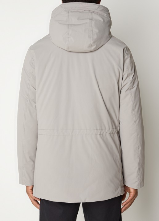 Woolrich Artic parka met donsvulling en klepzakken - achterkant 6 donkerbeige