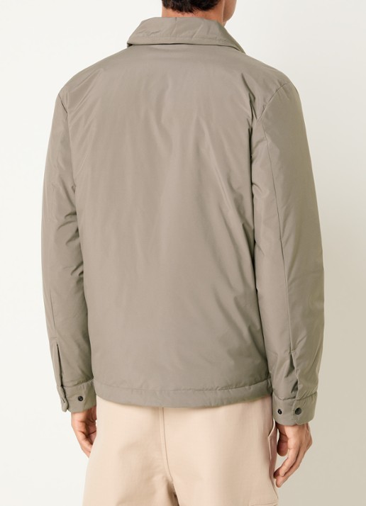 Woolrich Cloud gewatteerde jack met donsvulling - achterkant 4 zand