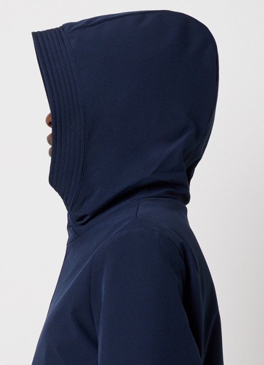 Woolrich Gewatteerd jack met donsvulling en ritszakken - detail 2 royalblauw