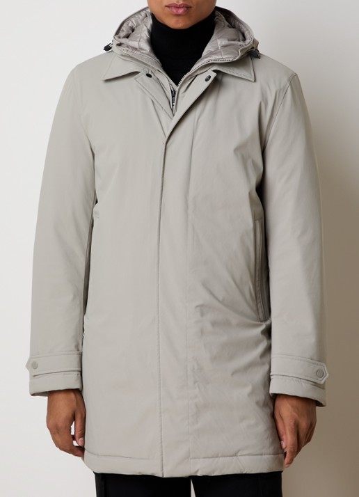 Woolrich Gewatteerde parka met afneembare capuchon