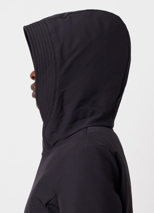 Woolrich Gewatteerde parka met donsvulling en steekzakken - detail 2 zwart