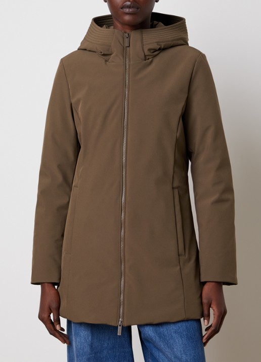 Woolrich Gewatteerde parka met donsvulling en steekzakken
