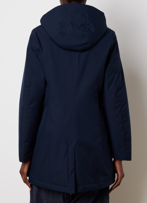 Woolrich Gewatteerde parka met steekzakken - achterkant 4 donkerblauw