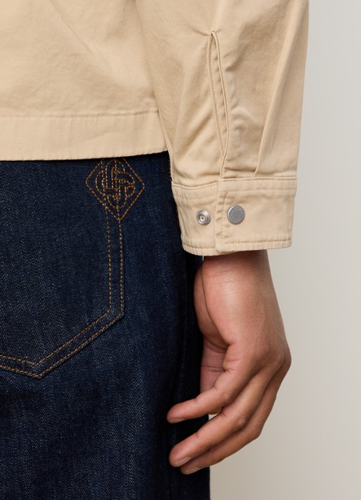 Woolrich Jack met steekzakken - detail 3 khaki