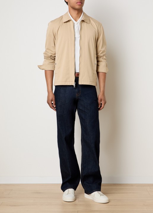 Woolrich Jack met steekzakken - voorkant 5 khaki