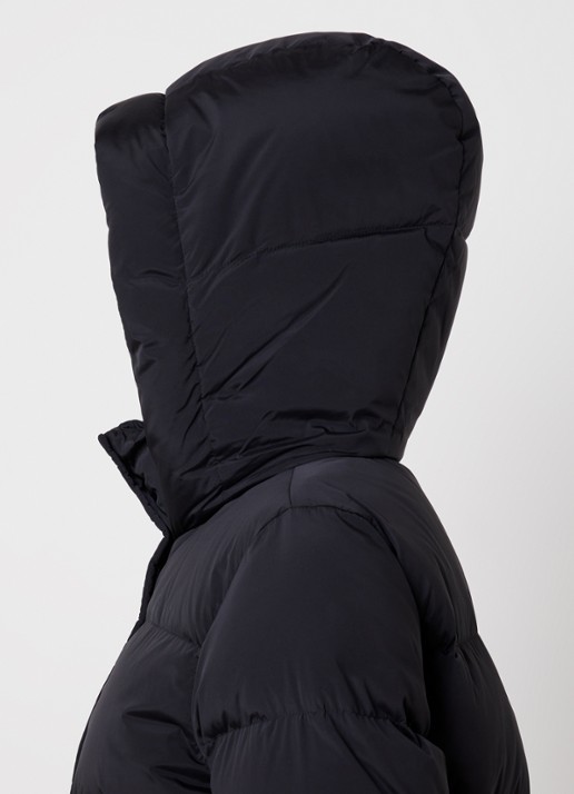Woolrich Kelly gewatteerde parka met donsvulling en steekzakken - detail 2 zwart