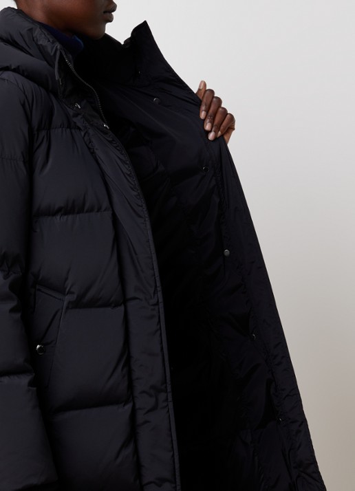 Woolrich Kelly gewatteerde parka met donsvulling en steekzakken - detail 6 zwart