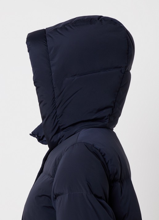 Woolrich Kelly gewatteerde parka met donsvulling en steekzakken - detail 2 donkerblauw