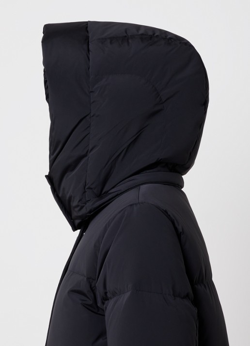 Woolrich Kelly gewatteerde parka met donsvulling en steekzakken - detail 4 zwart