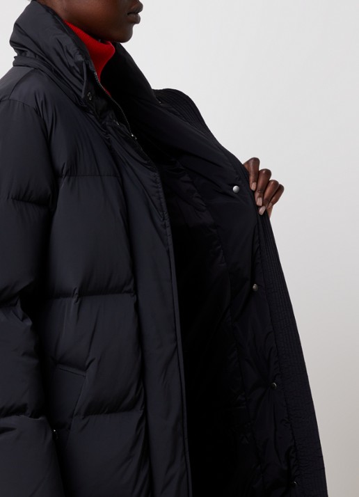 Woolrich Kelly gewatteerde parka met donsvulling en steekzakken - detail 5 zwart