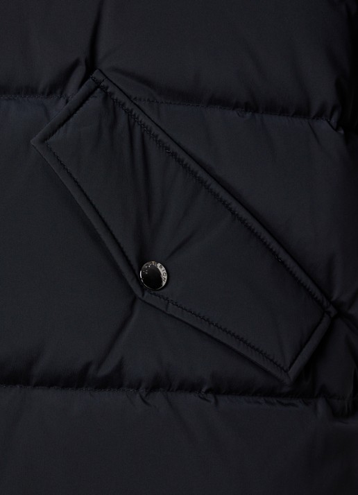 Woolrich Kelly puffer jack met donsvulling en steekzakken - detail 4 zwart