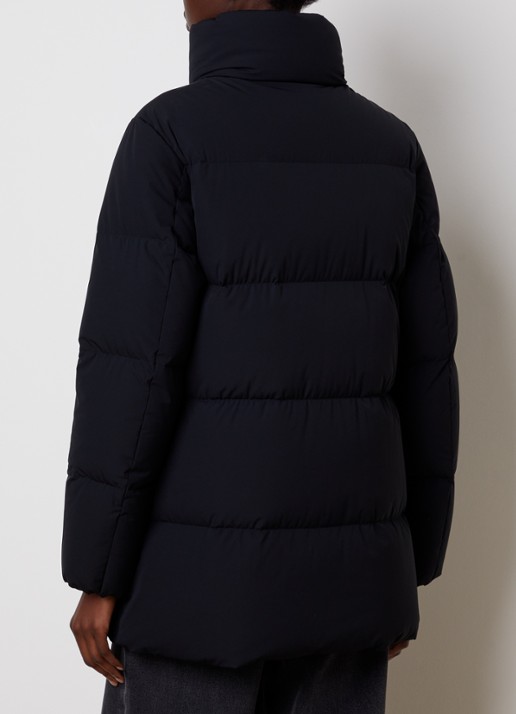 Woolrich Madison gewatteerde jas met donsvulling - achterkant 6 zwart