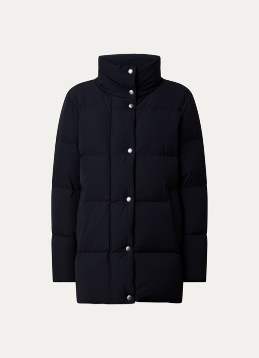 Woolrich Madison gewatteerde jas met donsvulling - voorkant 4 zwart