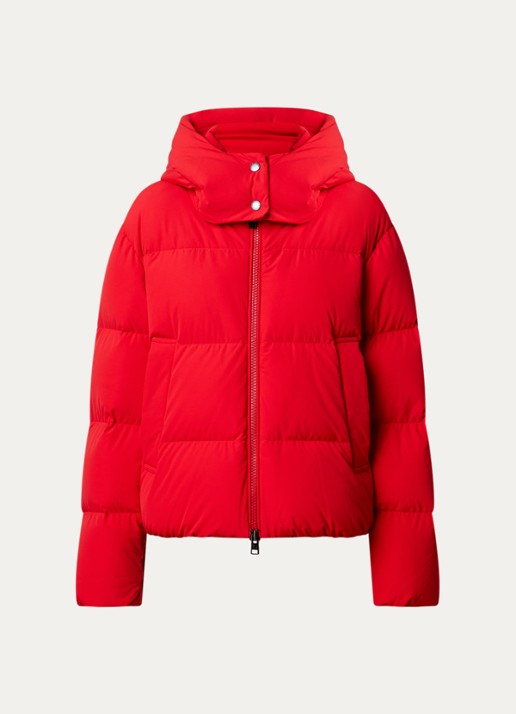 Woolrich Madison gewatteerde jas met donsvulling - voorkant 4 rood