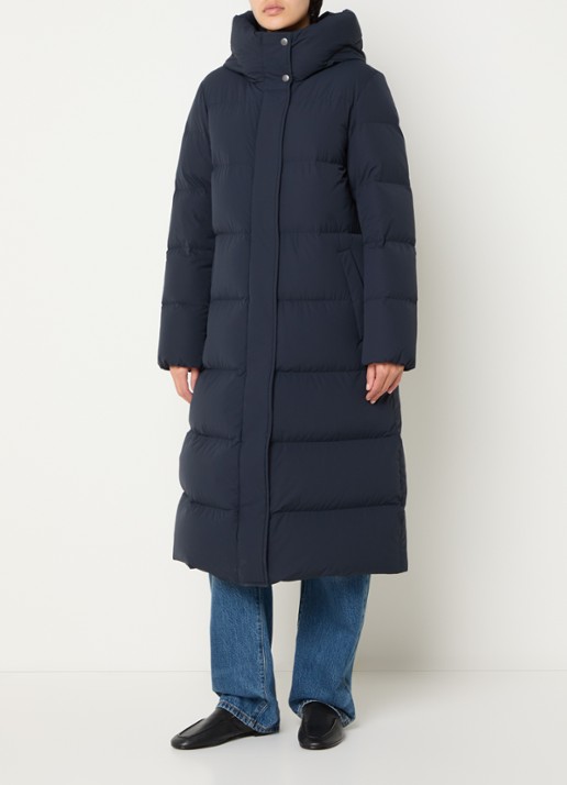 Woolrich Madison longline puffer jack met donsvulling