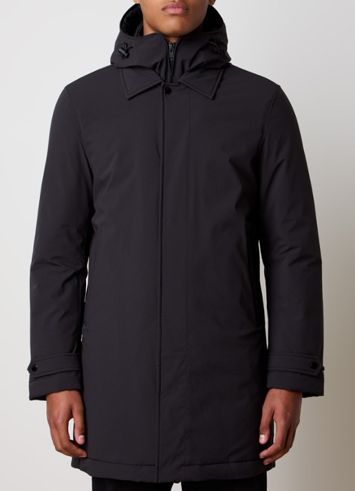 Woolrich Parka met capuchon en ritszakken