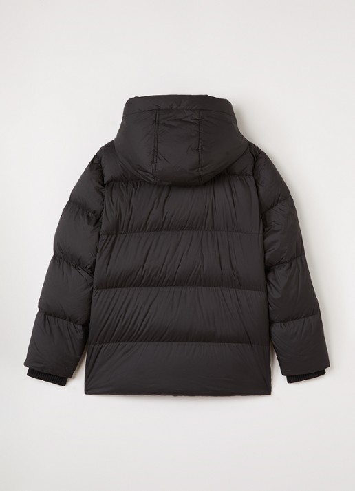 Woolrich Sierra pufferjack met donsvulling - achterkant 3 zwart