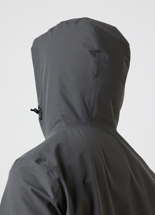 Woolrich Softshell jack met capuchon - detail 4 donkergrijs