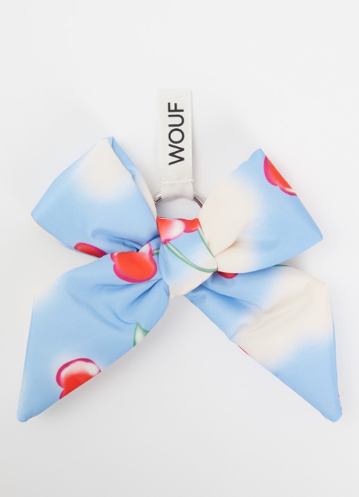 Wouf Cherry Sky Bow tasbedel met logo