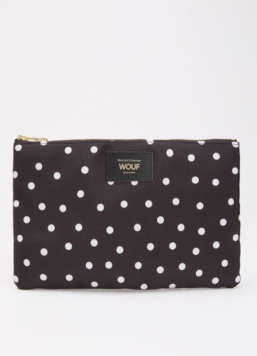 Wouf Grace XL toilettas met stippenprint