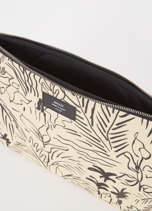 Wouf Kifili laptophoes voor 13 en 14 inch - detail 2 geel