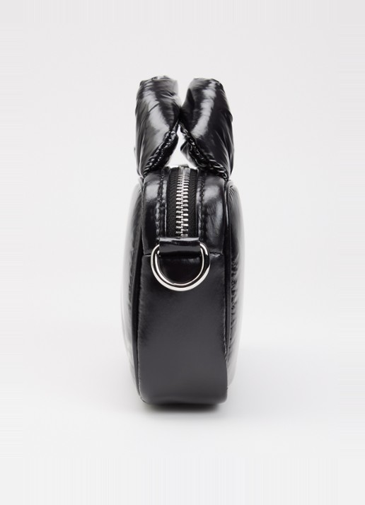 Wouf Night Mini handtas met logo en afneembare schouderriem - detail 3 zwart