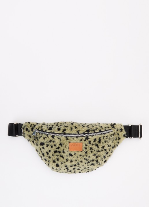 Wouf Olivia heuptas van teddy met panterprint