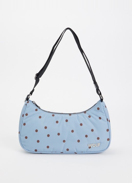 Wouf Polka crossbodytas met stippenprint