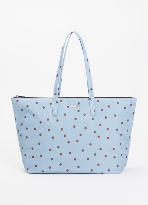 Wouf Polka shopper met stippenprint