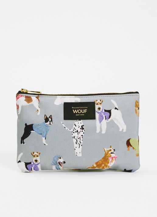 Wouf Puppy toilettas met print - voorkant multicolor