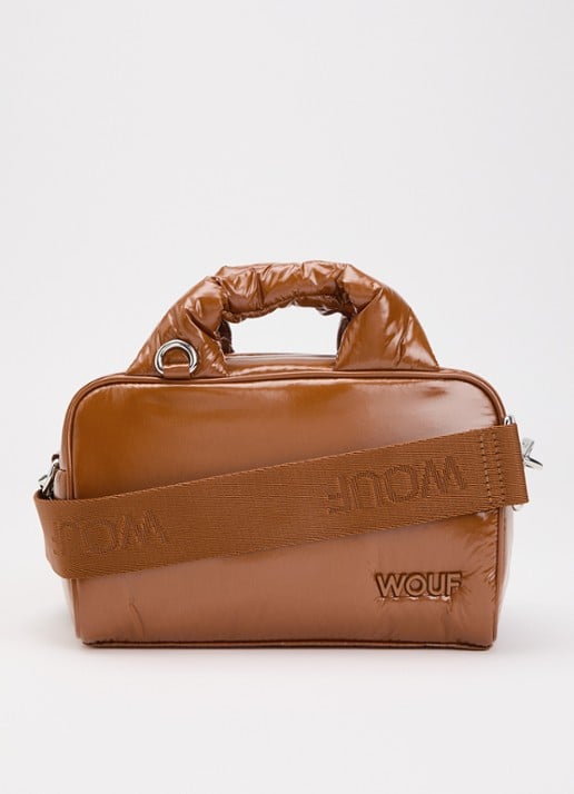 Wouf Sienna schoudertas met logo en afneembare schouderriem