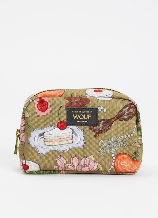 Wouf Tender make-up tas met print