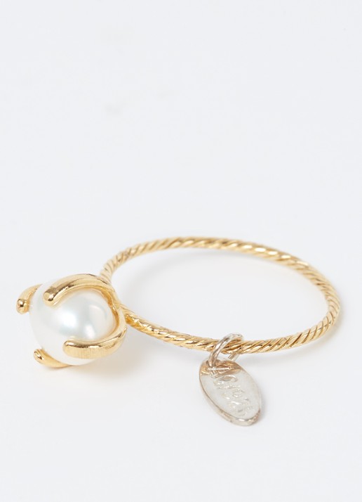 Wouters & Hendrix Fine ring verguld - detail goud