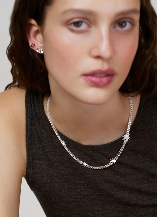 Wouters & Hendrix Ketting van zilver  - voorkant 3 zilver