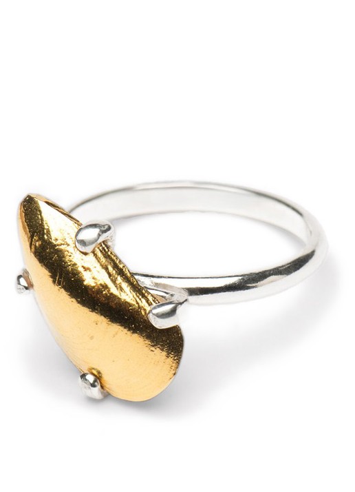 Wouters & Hendrix Small Mussel ring van zilver