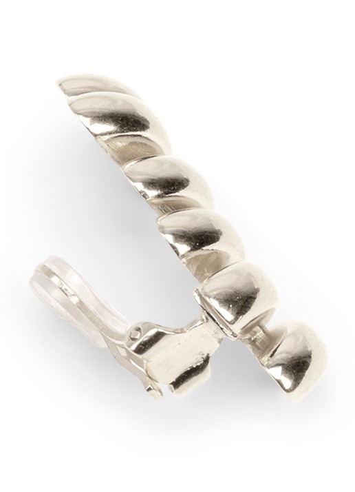 Wouters & Hendrix  The Classic Climber ear cuff verguld - detail 3 zilver