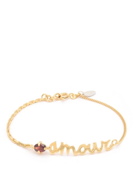 Wouters & Hendrix Wouters & Hendrix Armband Amour verguld - voorkant goud