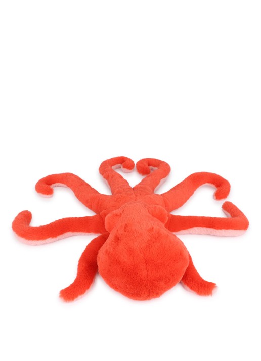 WWF Octopus knuffel 50 cm - detail 4 rood