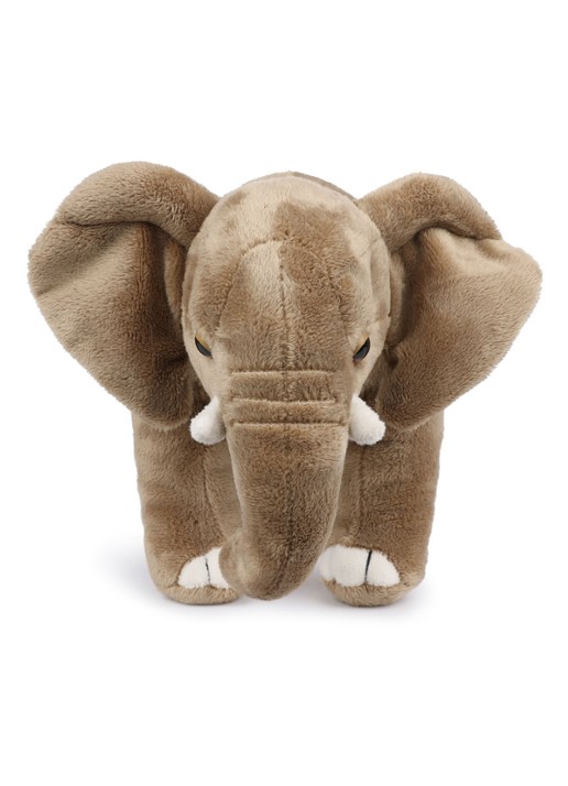 WWF WWF Afrikaanse Olifant knuffel 18 cm - voorkant 3 grijs