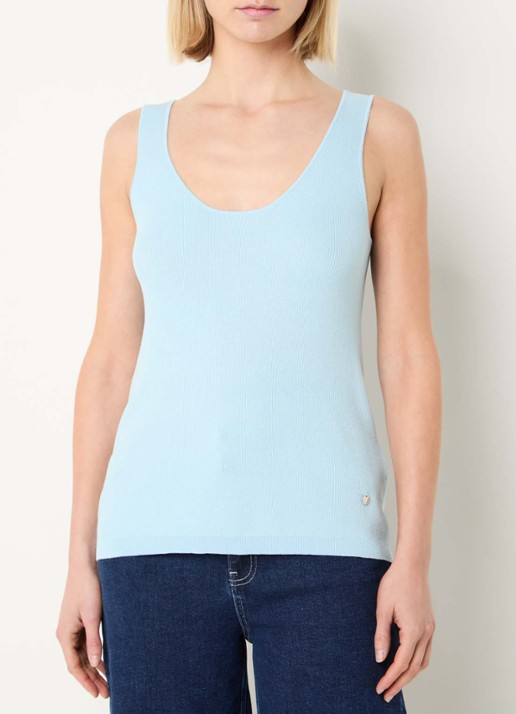 Xandres Arina ribgebreide tanktop