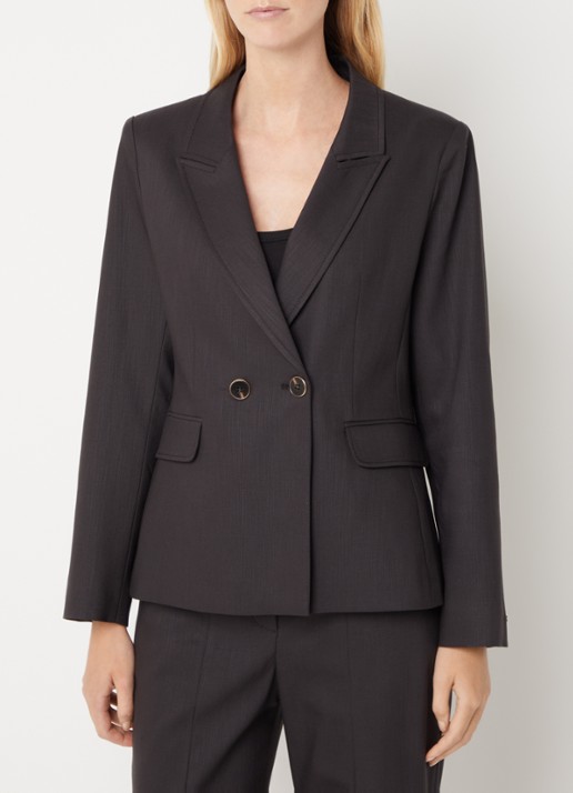 Xandres Bonanza double-breasted blazer in wolblend