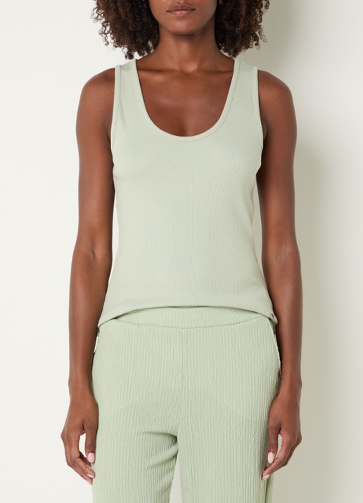 Xandres Fozia ribgebreide tanktop