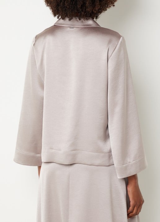 Xandres Helinka tuniek met V-hals - achterkant 2 creme