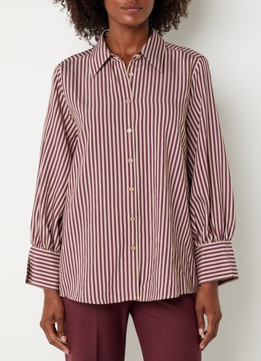 Xandres Heloisa blouse met streepprint