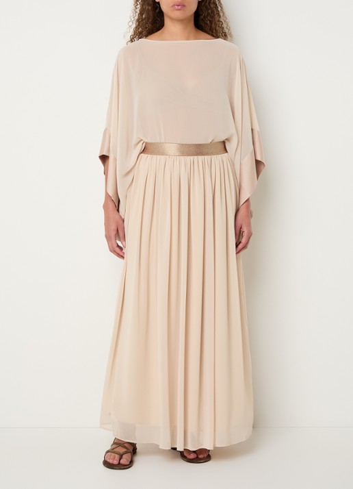 Xandres Henna top met vleermuismouw - voorkant 3 beige