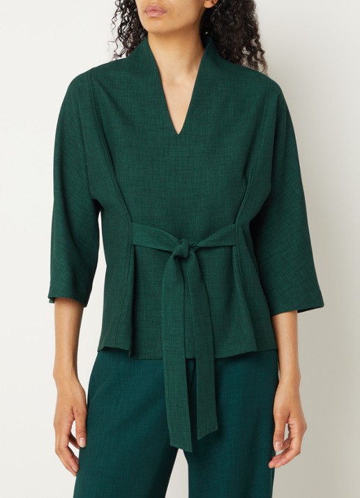 Xandres Hiliano top met strikceintuur