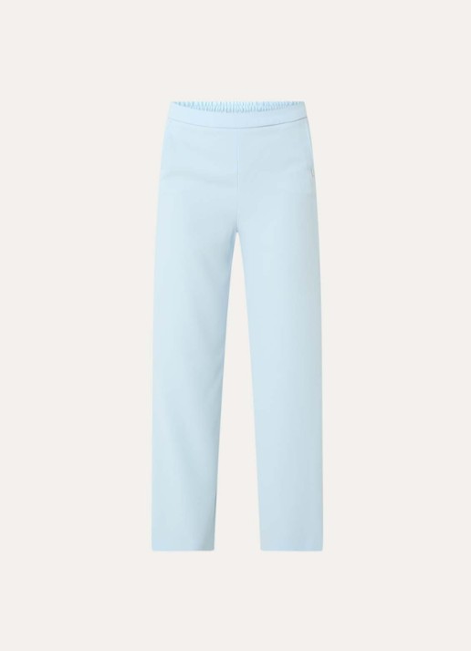 Xandres Phocas high waist straight fit pantalon met steekzakken