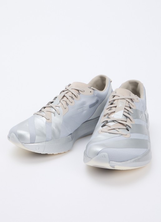 Y-3 Adios 9 sneaker van mesh met metallic details - detail 3 grijs