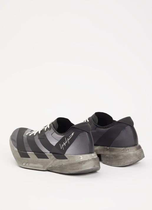 Y-3 Adios Pro 4 sneaker met mesh details - achterkant zwart